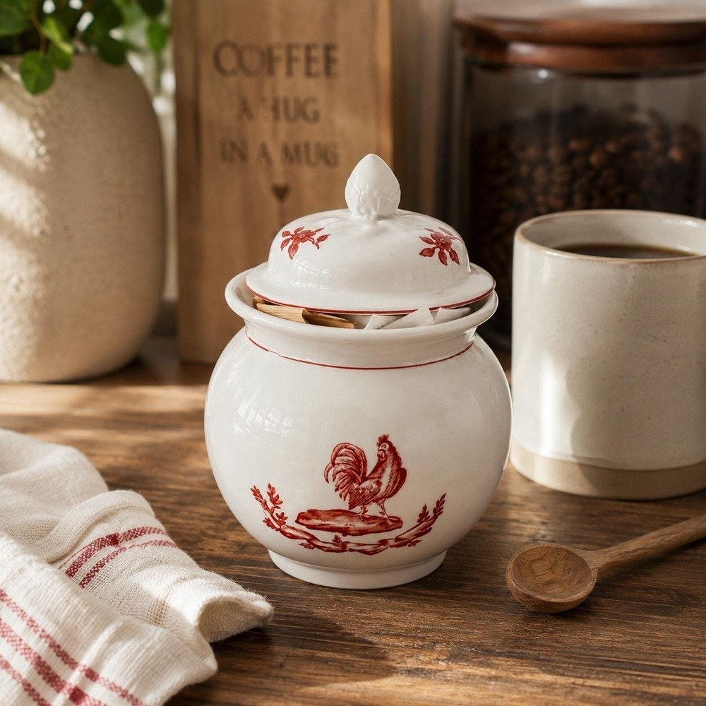 Vintage Wedgwood Chantecler Rooster Ginger Jar - Georgetown Collection England